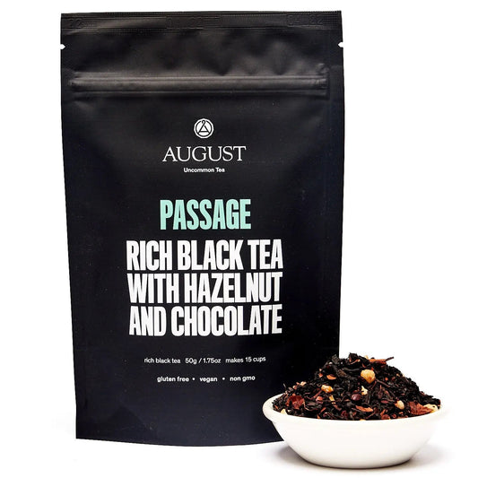 Da LBI Tea Passage hazelnut chocolate black tea, 15-cup resealable pouch