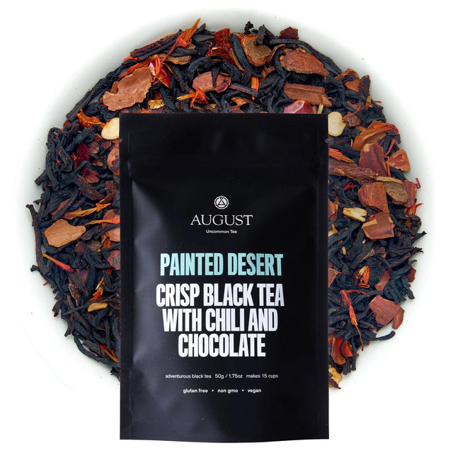 Da LBI Tea Painted Desert chocolate chili black tea, 15-cup resealable pouch