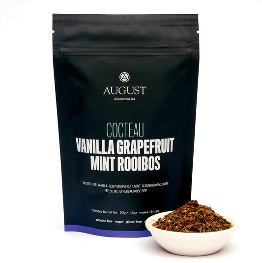 Da LBI Tea Cocteau vanilla grapefruit mint rooibos tea, 15-cup resealable pouch