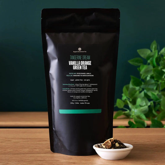 Da LBI Tea Tangerine Dream vanilla orange green tea, 70-cup resealable pouch