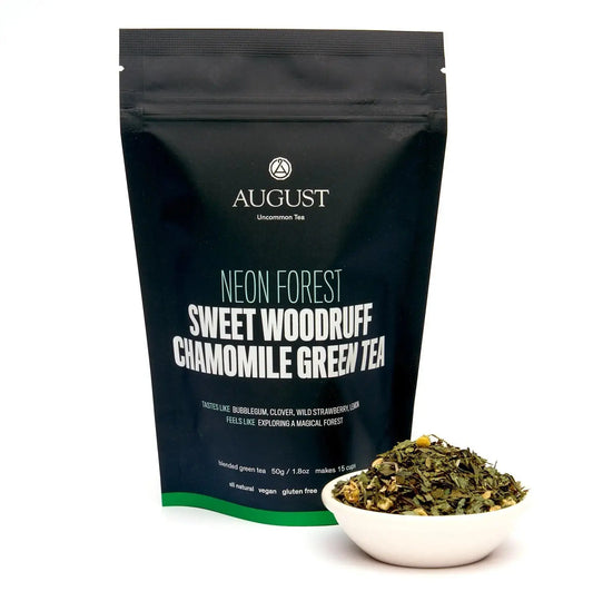 Da LBI Tea Neon Forest apple chamomile green tea, 15-cup resealable pouch