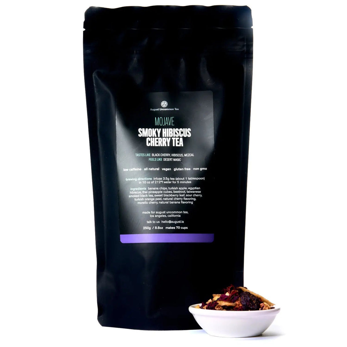 Da LBI Tea Mojave smoky hibiscus cherry tea, 70-cup resealable pouch