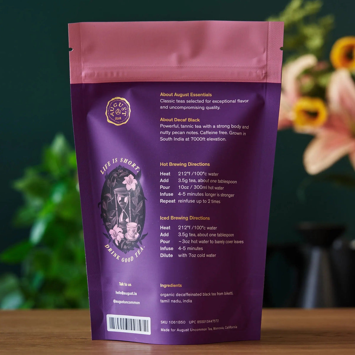 Essentials Decaf Black Black Tea by Da LBI Tea, view 4