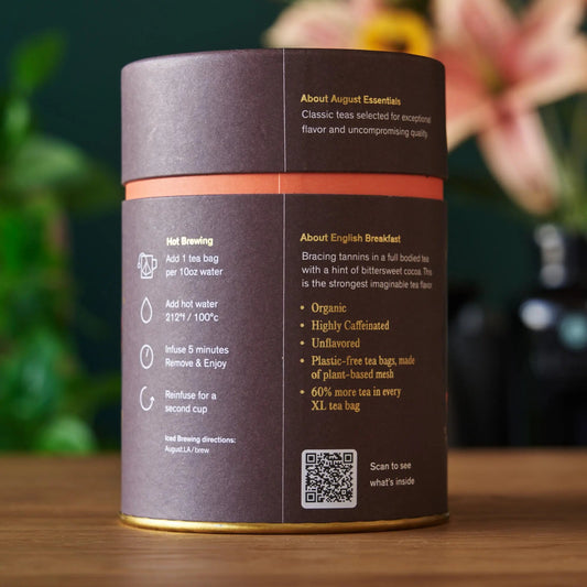 Essentials English Breakfast Black Tea tea bags by Da LBI Tea, view 2