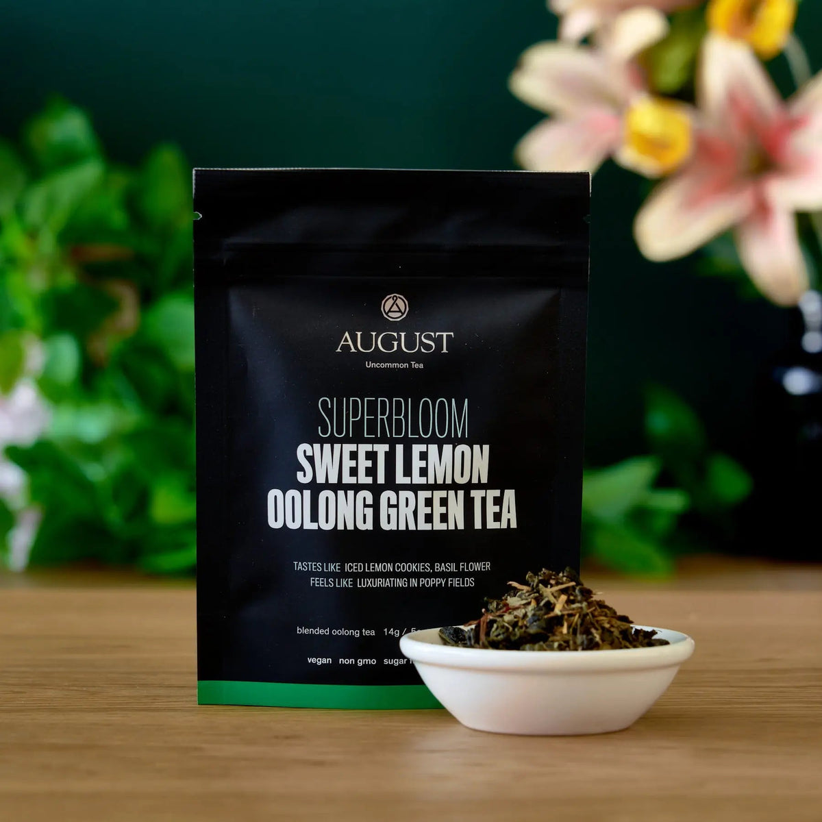 Da LBI Tea Superbloom sweet lemon oolong green tea, 4-cup sample pack