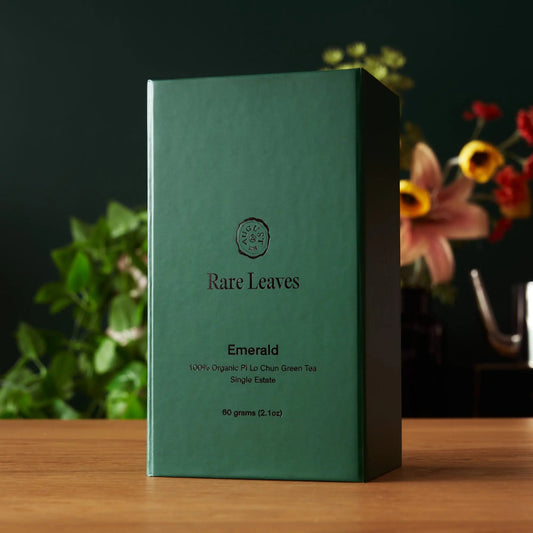 Da LBI Tea Rare Leaves Emerald single estate pi lo chun green tea, gift box