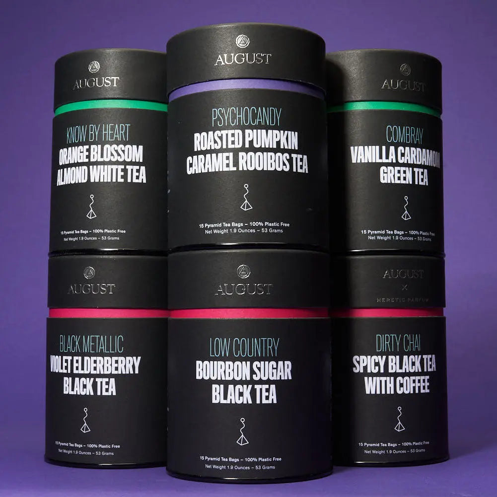 Da LBI Tea Bag Sampler one pouch of every tea bag flavor, gift set of three tins