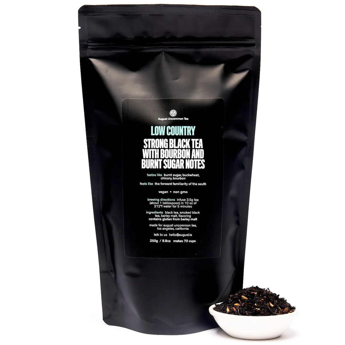 Da LBI Tea Low Country bourbon black tea, 70-cup resealable pouch