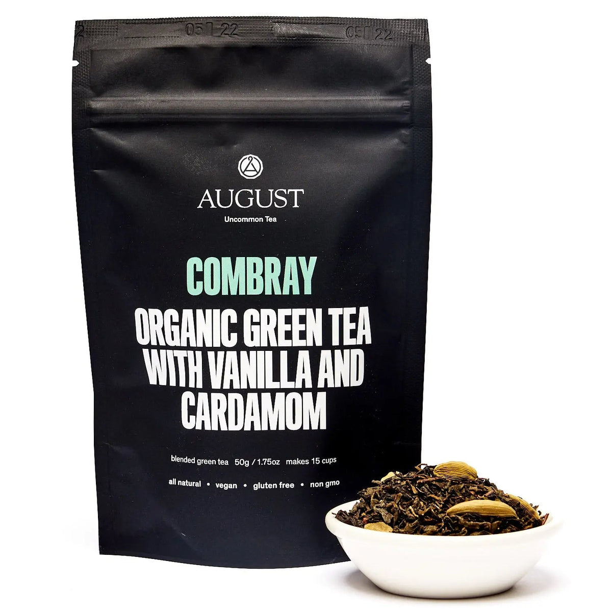 Da LBI Tea Combray vanilla cardamom green tea, 15-cup resealable pouch