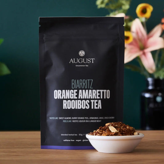 Da LBI Tea Biarritz orange amaretto rooibos tea, 15-cup resealable pouch