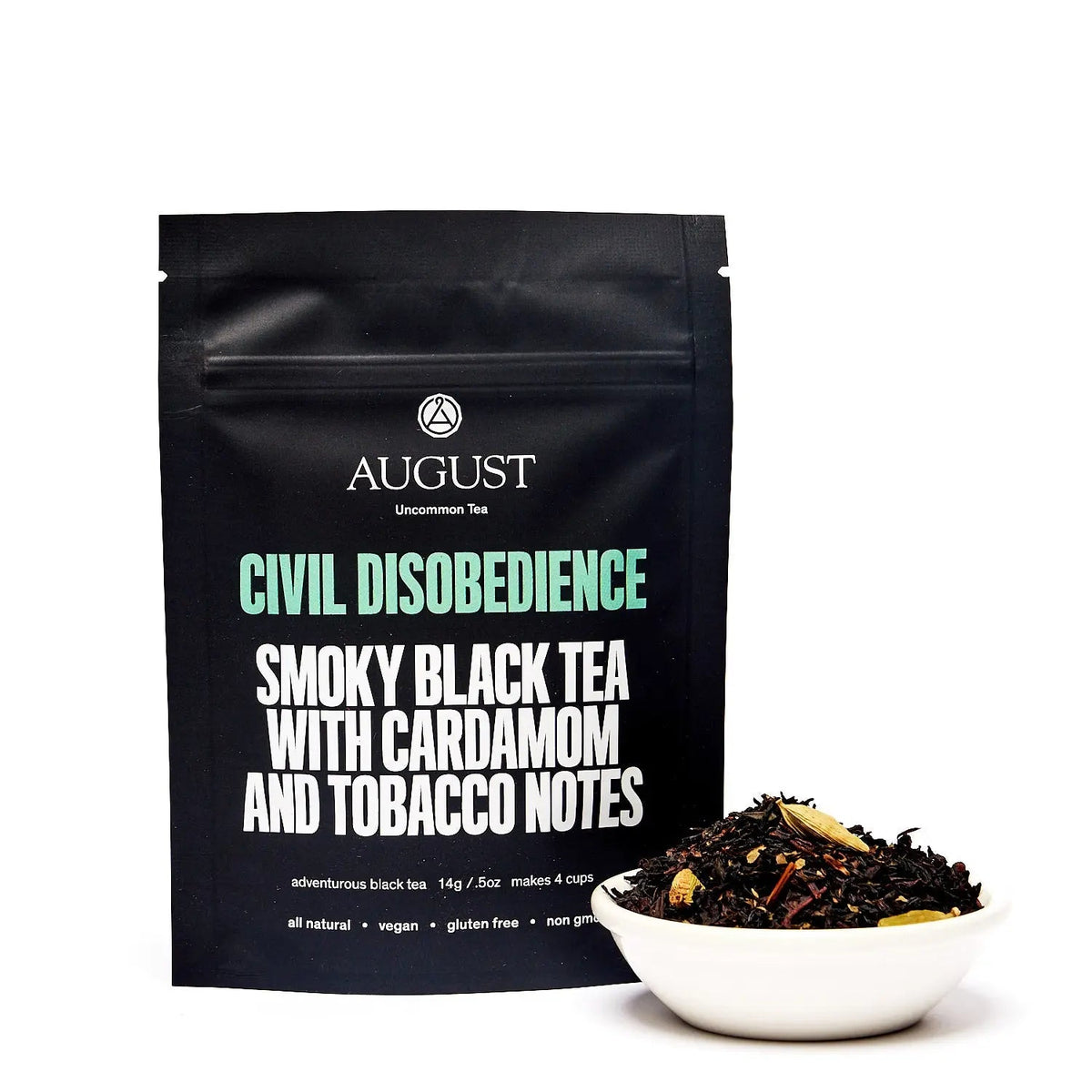 Da LBI Tea Civil Disobedience smoky cardamom black tea, 4-cup sample pack