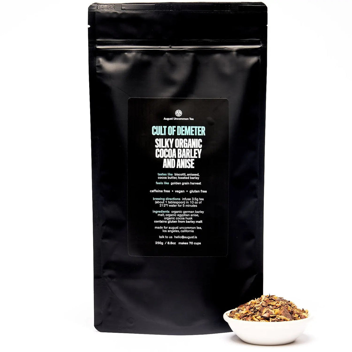 Da LBI Tea Cult of Demeter cocoa anise barley tea, 70-cup resealable pouch