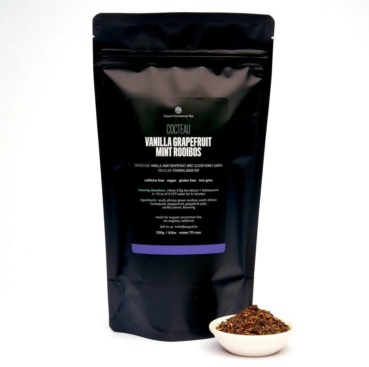 Da LBI Tea Cocteau vanilla grapefruit mint rooibos tea, 70-cup resealable pouch