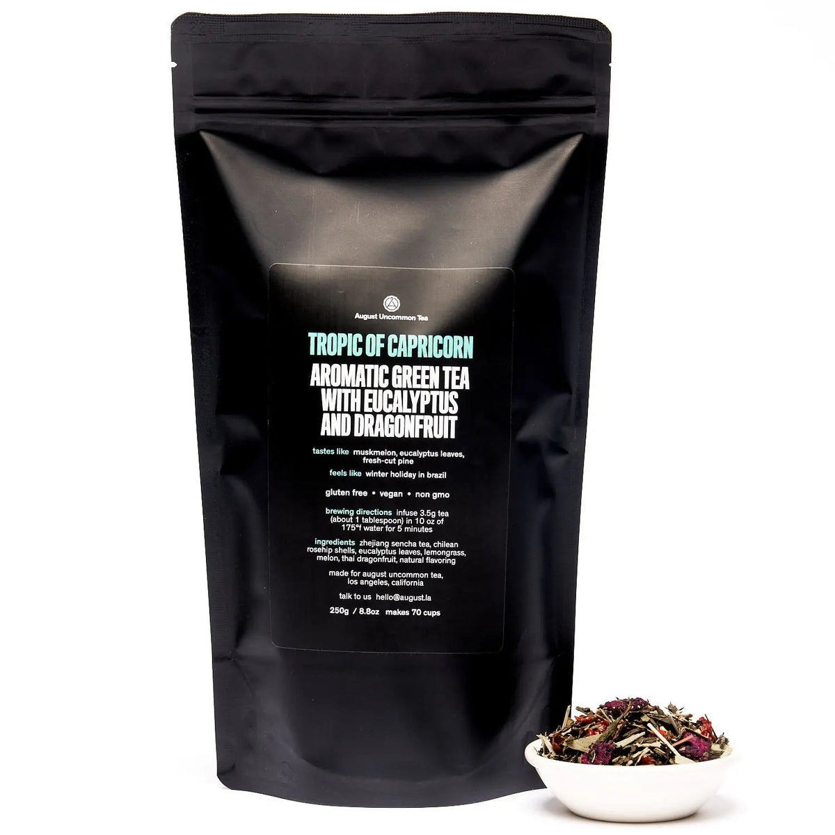 Da LBI Tea Tropic of Capricorn dragonfruit melon green tea, 70-cup resealable pouch