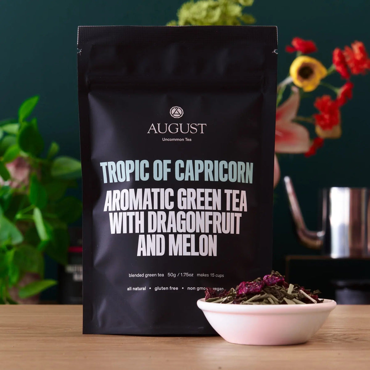 Da LBI Tea Tropic of Capricorn dragonfruit melon green tea, 15-cup resealable pouch