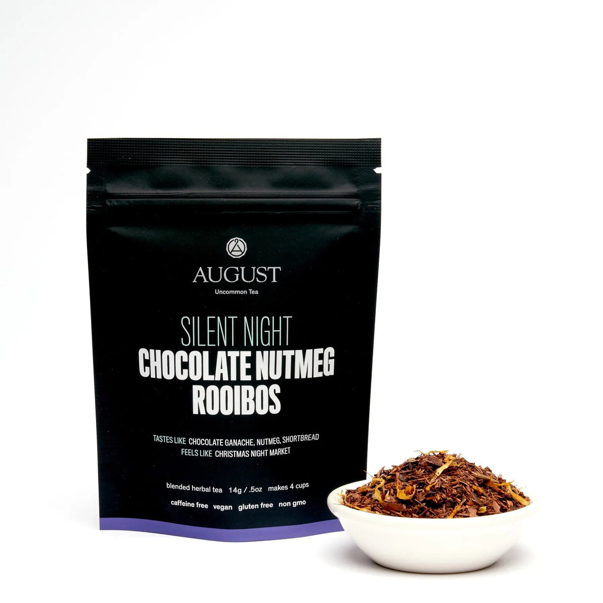Da LBI Tea Silent Night chocolate nutmeg rooibos, 4-cup sample pack