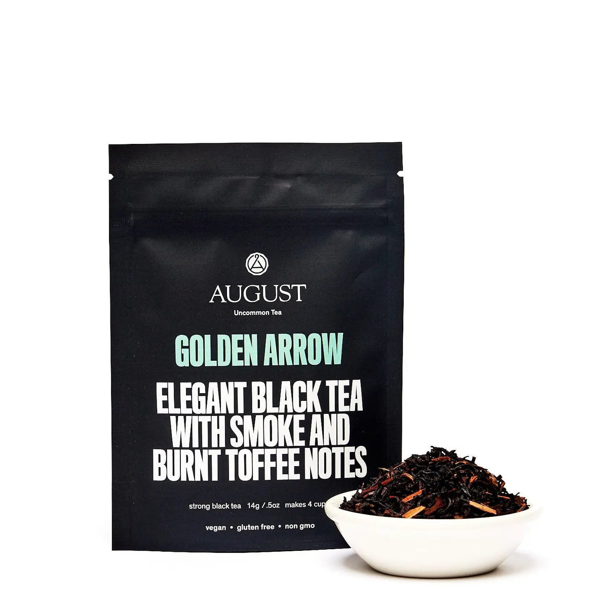 Da LBI Tea Golden Arrow smoky toffee black tea, 4-cup sample pack