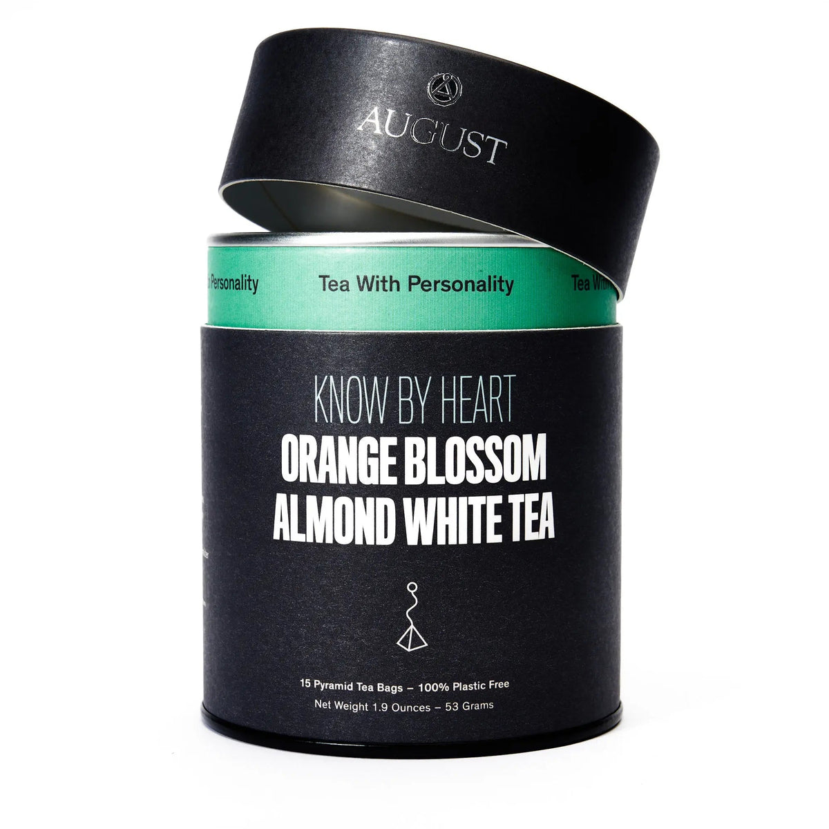 Know By Heart – Orange Blossom Almond White Tea tea bags by Da LBI Tea, view 5