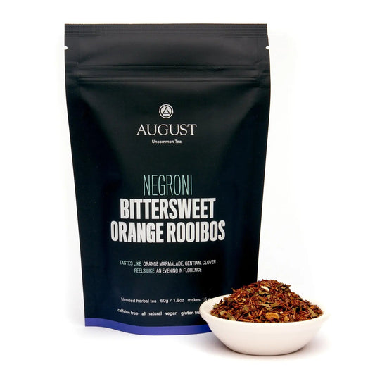 Da LBI Tea Negroni bittersweet orange rooibos tea, 15-cup resealable pouch
