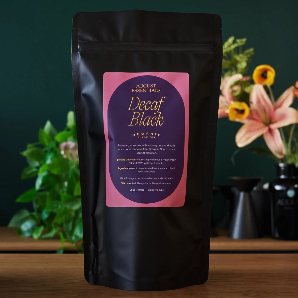 Da LBI Tea Essentials Decaf Black Tea, 70-cup resealable pouch
