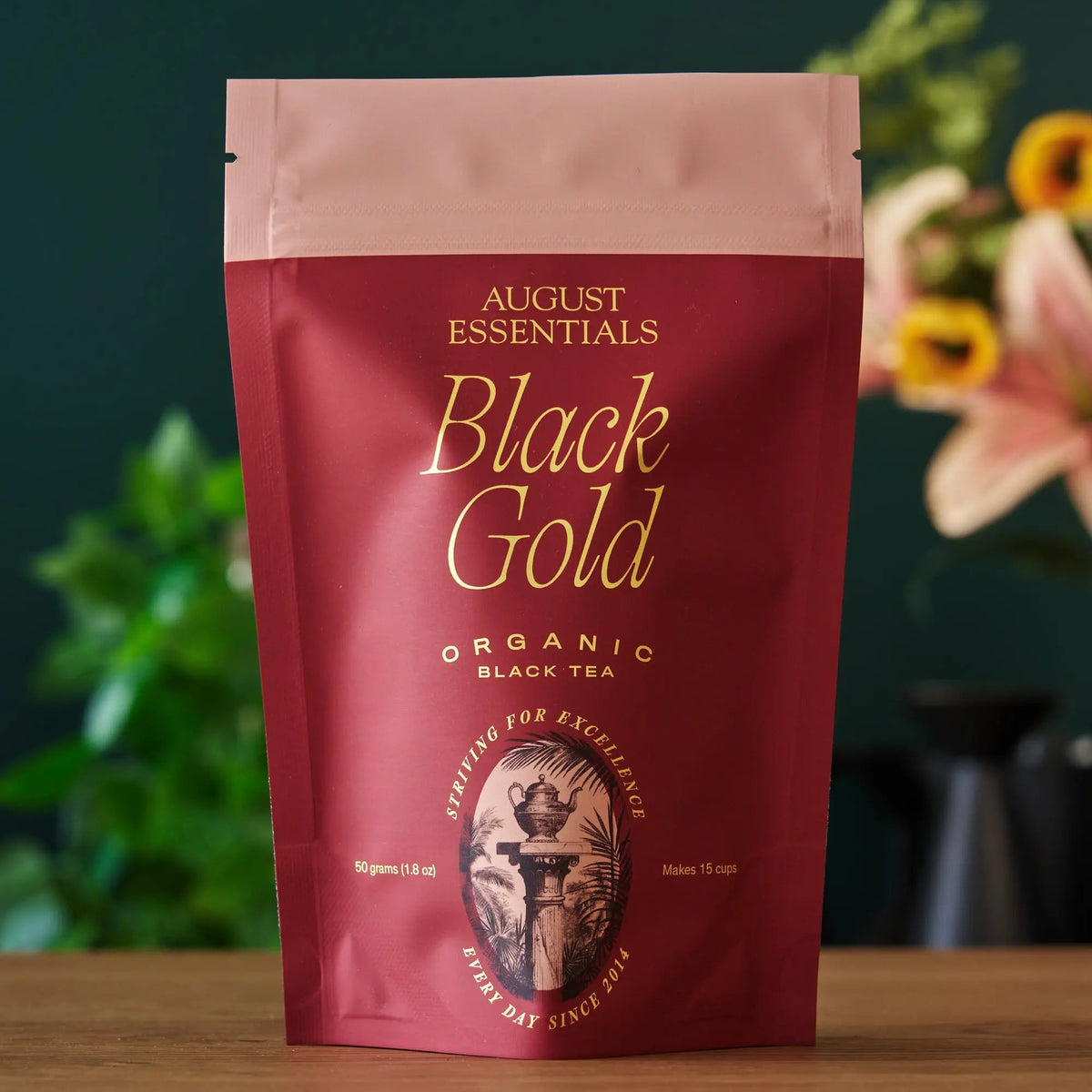 Da LBI Tea Essentials Black Gold Black Tea, 15-cup resealable pouch