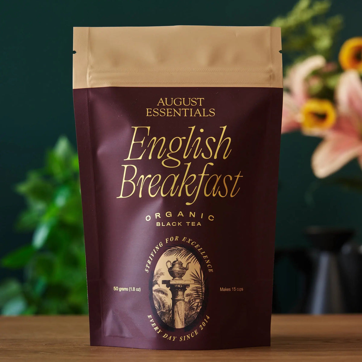 Da LBI Tea Essentials English Breakfast Black Tea, 15-cup resealable pouch