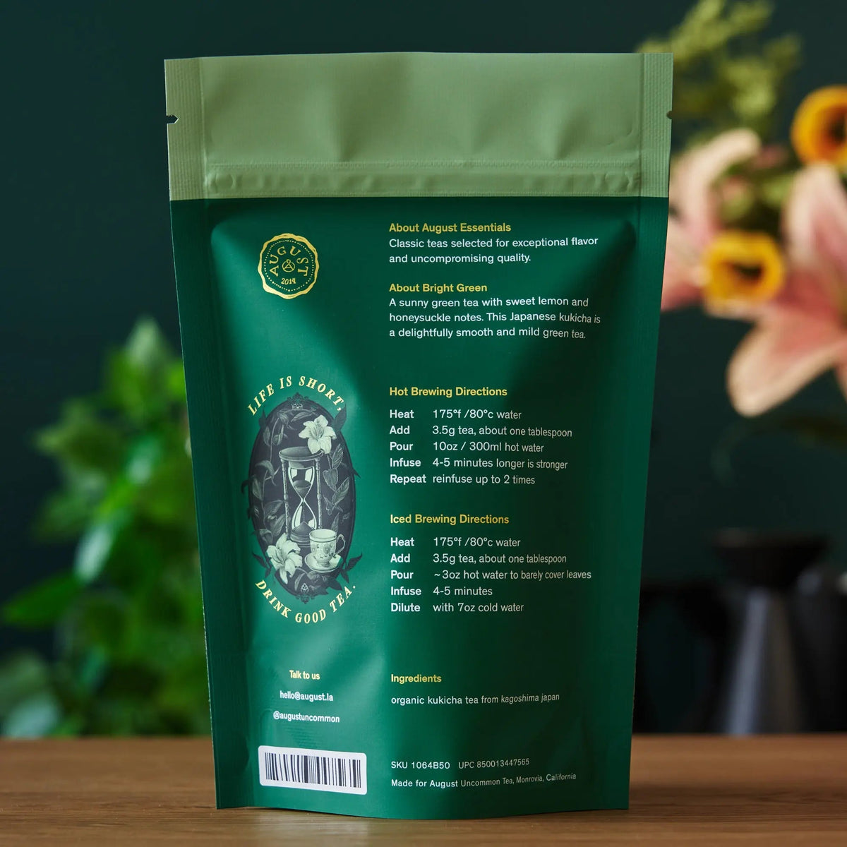 Essentials Bright Green Green Tea by Da LBI Tea, view 3