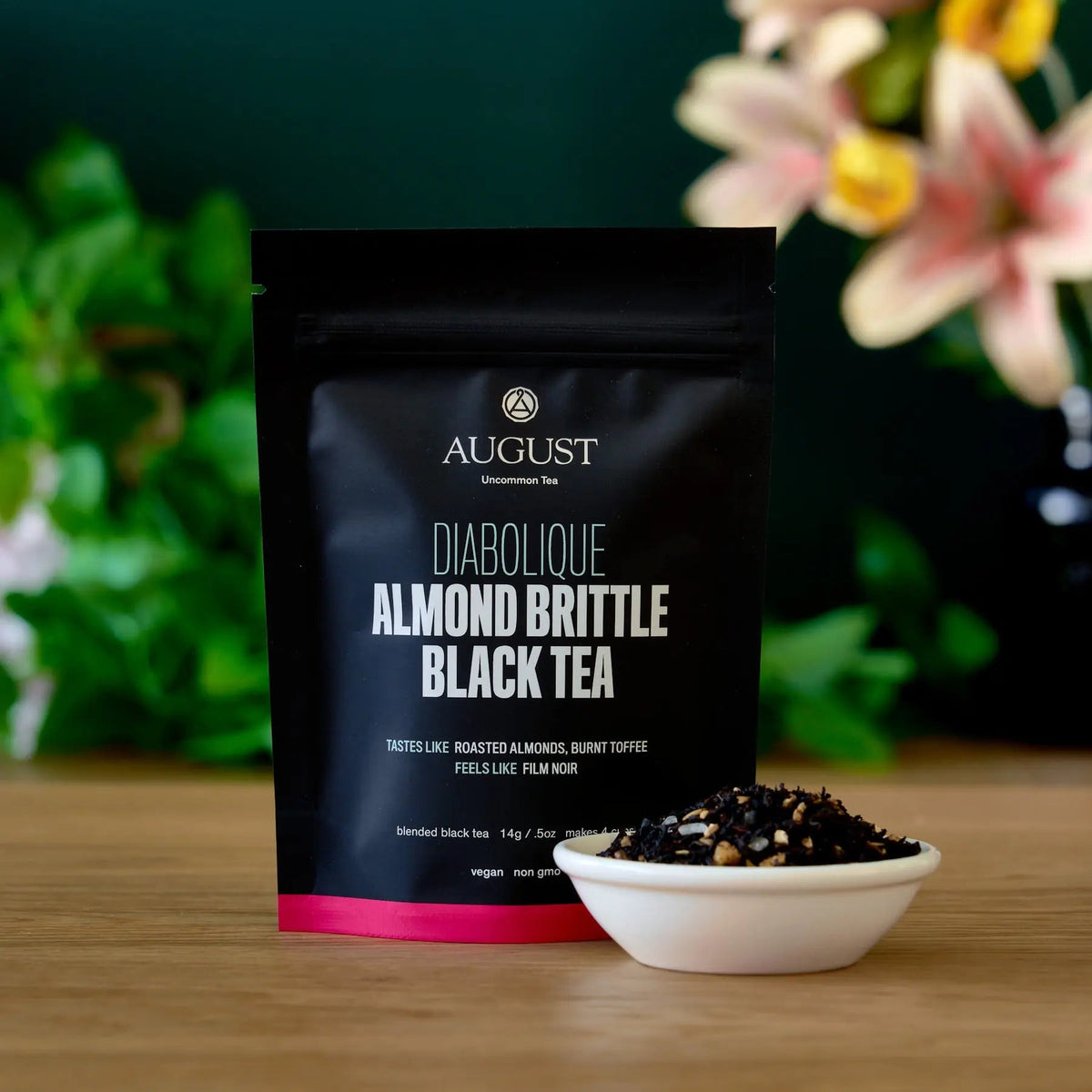 Da LBI Tea Diabolique almond brittle black tea, 4-cup sample pack