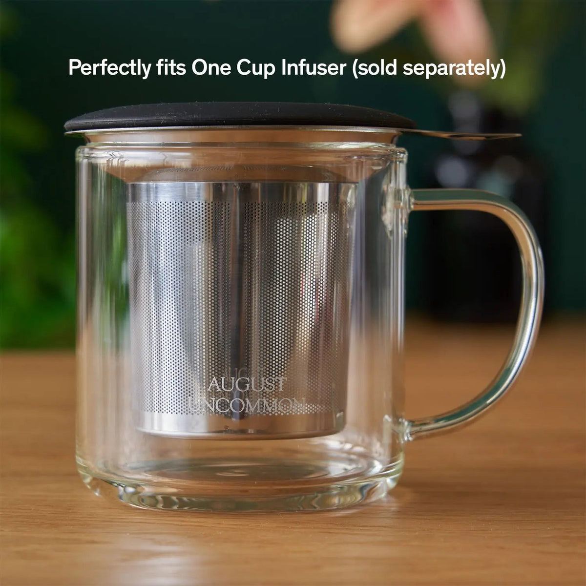 Glass Mug – Clear Elegance teaware by Da LBI Tea, view 3