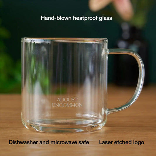 Glass Mug – Clear Elegance teaware by Da LBI Tea, view 2
