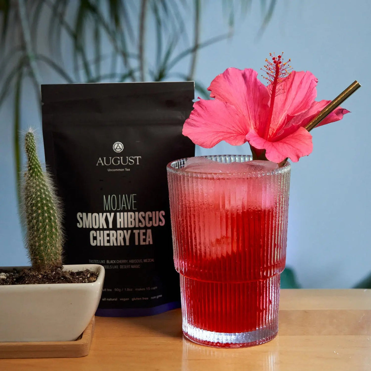 Mojave – Smoky Hibiscus Cherry Tea herbal tea by Da LBI Tea, view 2