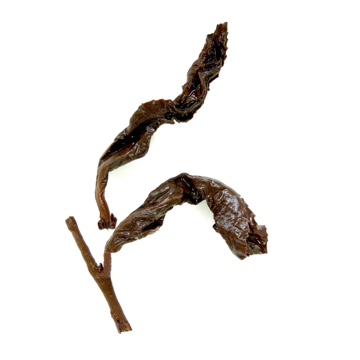 Da LBI Tea Rare Leaves Black Pearl single estate taiwanese dark roasted oolong tea, steeped wet leaves after brewing