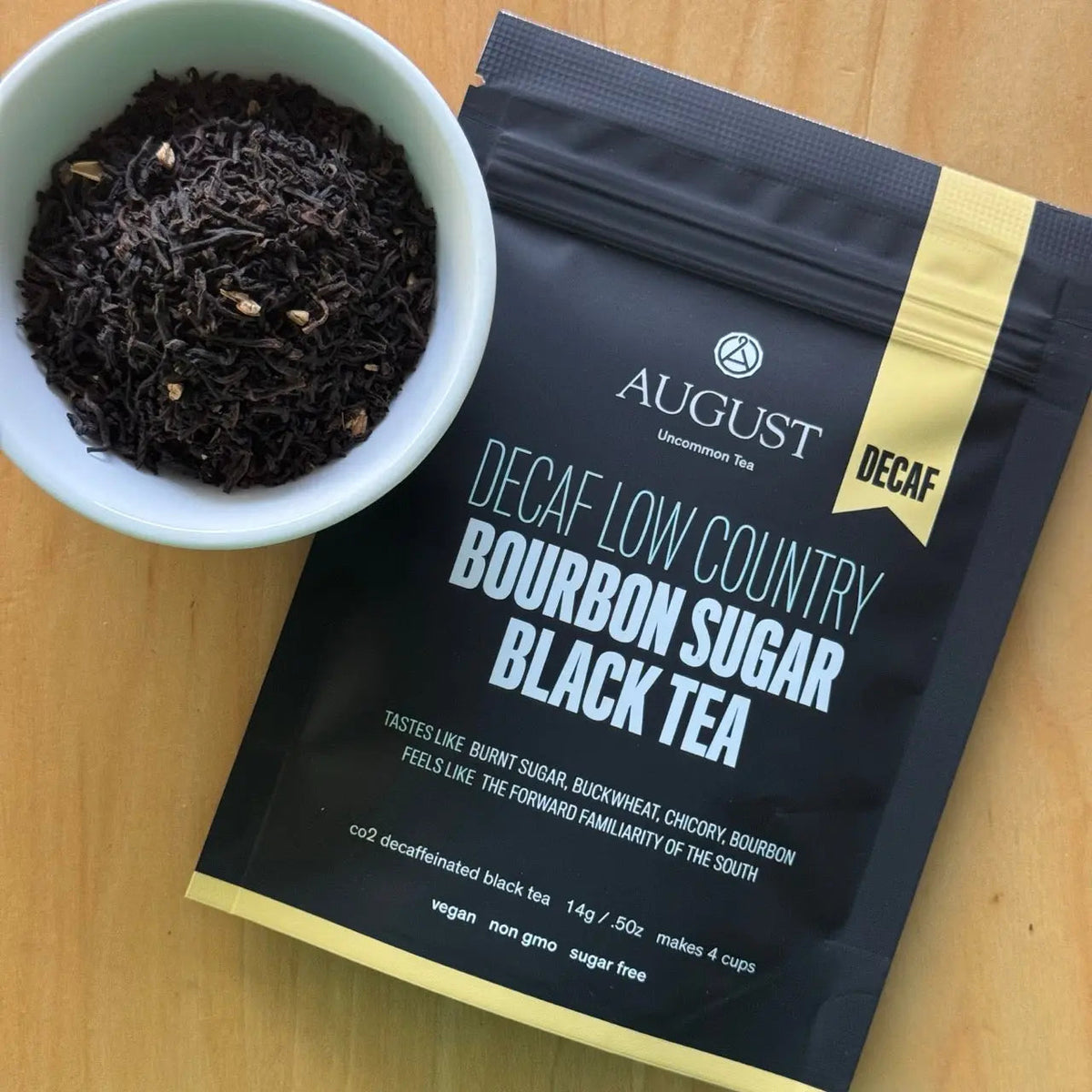 Da LBI Tea Decaf Low Country bourbon sugar black tea, 4-cup sample pack