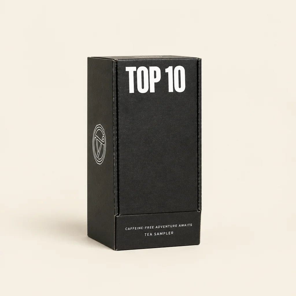 Da LBI Top 10 Caffeine-Free sampler of ten herbal teas, product photo