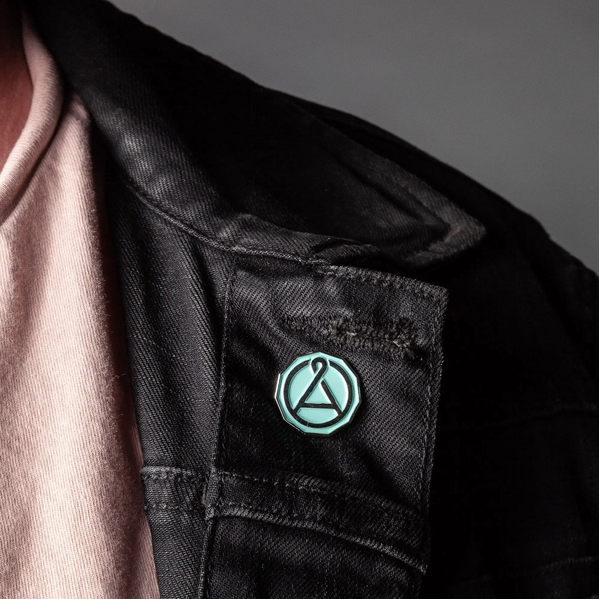 Da LBI seal enamel pin, product photo